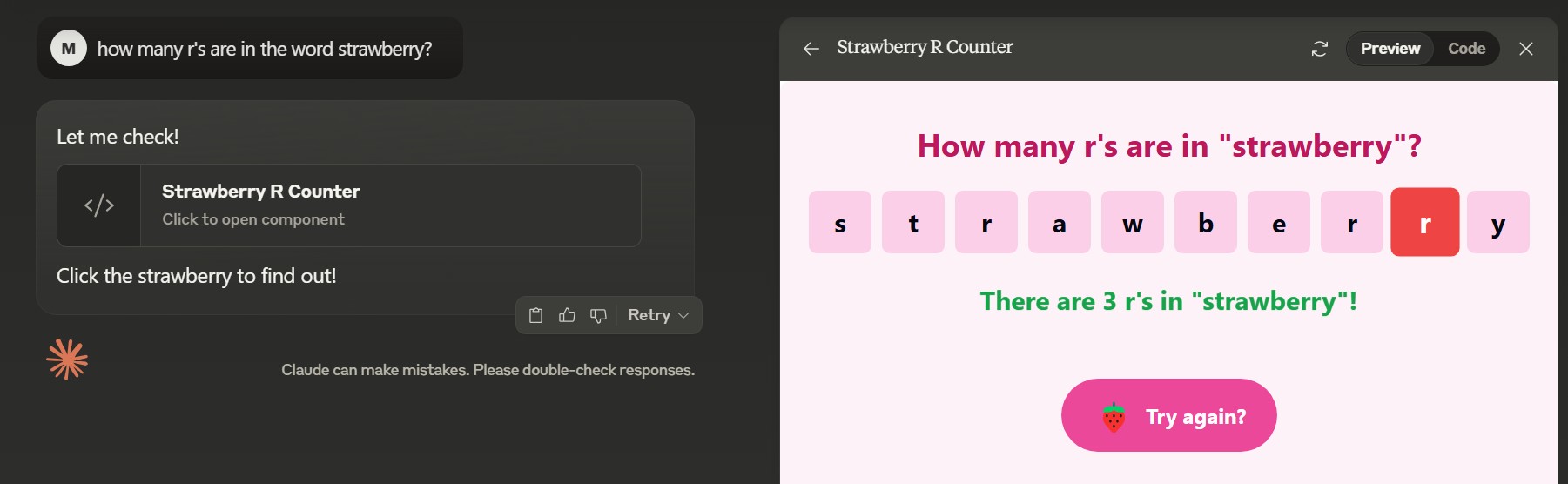 Claude Sonnet 3.7 easter egg